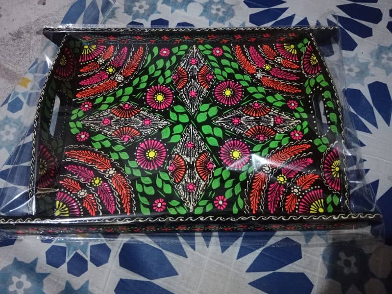 hand made serving tray 0