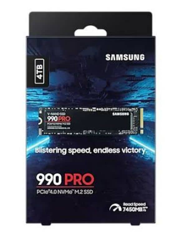 Samsung SSD 990 pro 4TB, 980 Pro 1TB & 980 Pro 500 GB Available 0