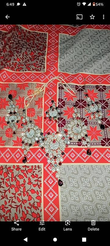 jewelery set for sale bridal new dark parpel colur 0