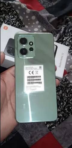 Urgent sale Xiaomi note 12 campalet box 8/128