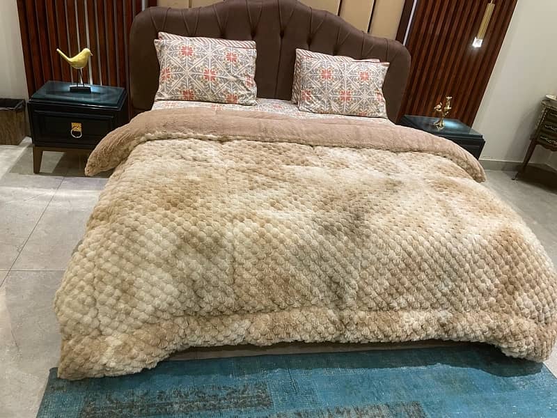 luxury Rabbit soft faux fur quilts 2