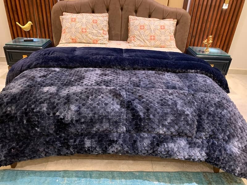 luxury Rabbit soft faux fur quilts 9