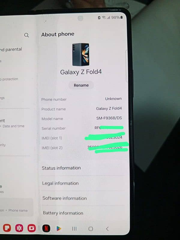 Samsung z fold 4 New 1