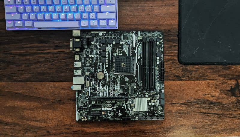 Asus Prime B350M-A Motherboard / 10/10 Condition WITH BOX 1