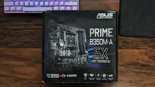 Asus Prime B350M-A Motherboard / 10/10 Condition WITH BOX