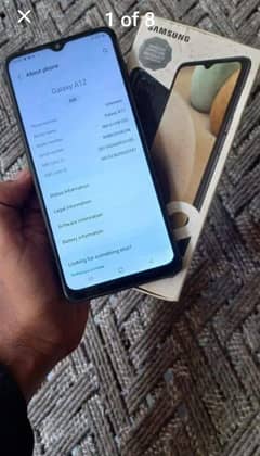 Samsung a12 4gb ram 128gb memory