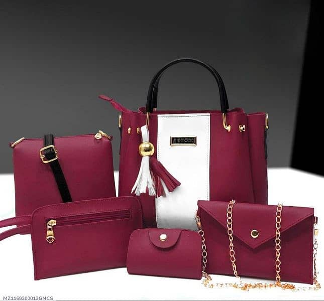 Leather Hand Bag Set 1