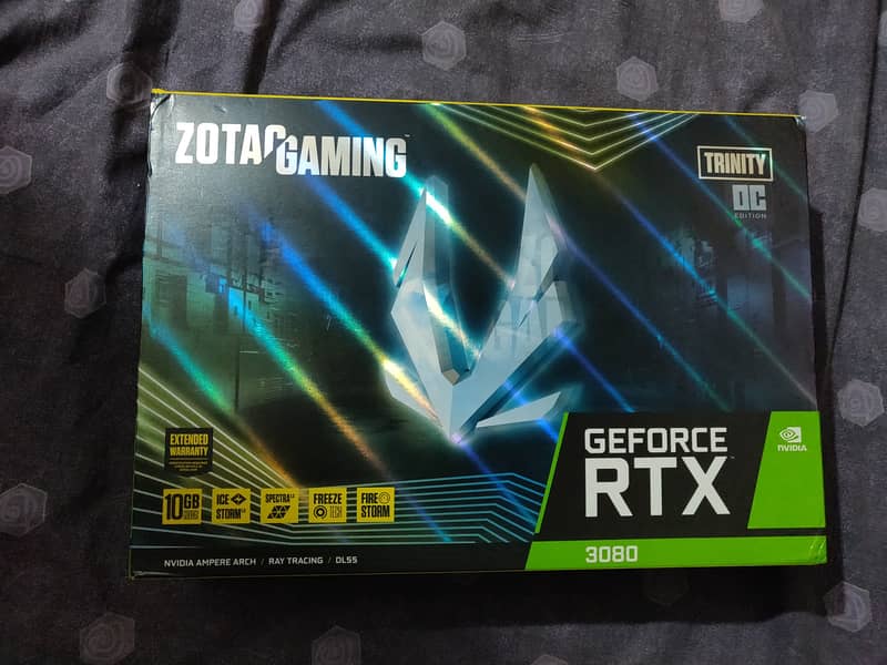 Zotac Trinity RTX 3080 OC 10GB 320bit GDDR6X graphics card Nvidia GPU 3