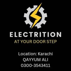 Electrician at your door step in karachi