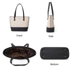 Women's PU Leather Textured Hand Bag