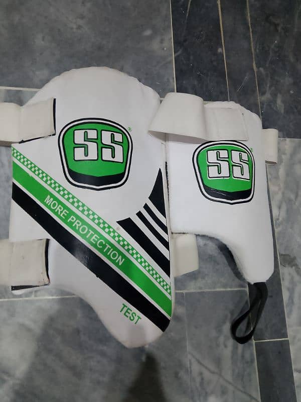 Batsman Thigh pad and Pads with Cricket kit bag 0