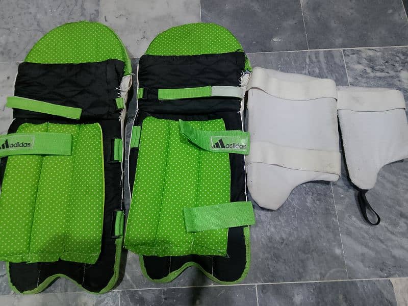 Batsman Thigh pad and Pads with Cricket kit bag 8