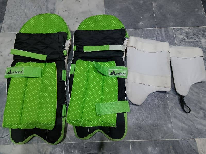 Batsman Thigh pad and Pads with Cricket kit bag 9