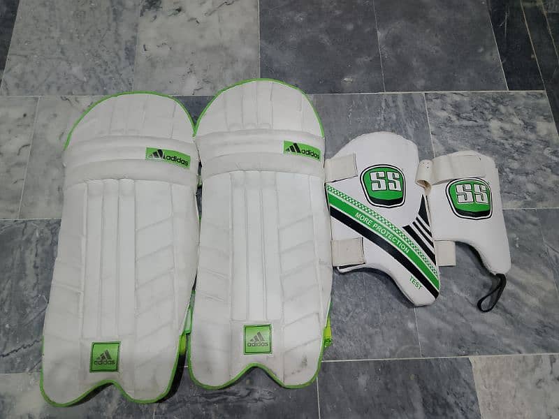 Batsman Thigh pad and Pads with Cricket kit bag 10