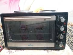 microwave oven with grill 3 in 1 with 2 hot plate coking k liye all ok