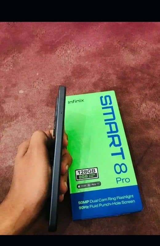 Infinix smart 8 pro 4+4ram 128gbmemory 1