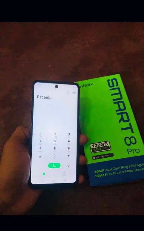 Infinix smart 8 pro 4+4ram 128gbmemory 2