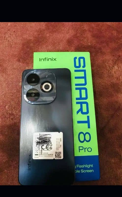 Infinix smart 8 pro 4+4ram 128gbmemory 4