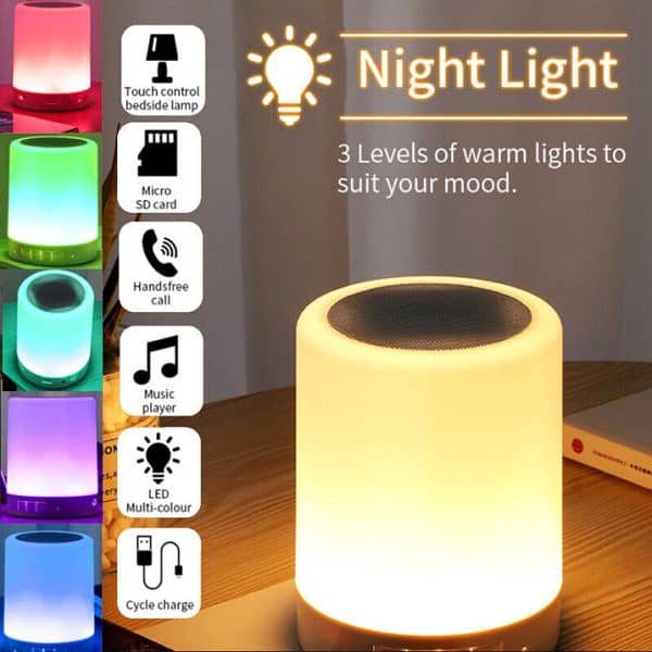 Portable Touch Lamp Bluetooth Speaker 2