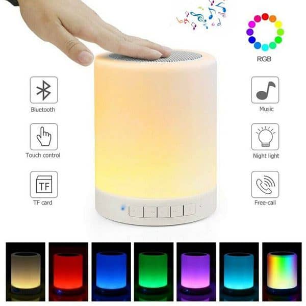 Portable Touch Lamp Bluetooth Speaker 3