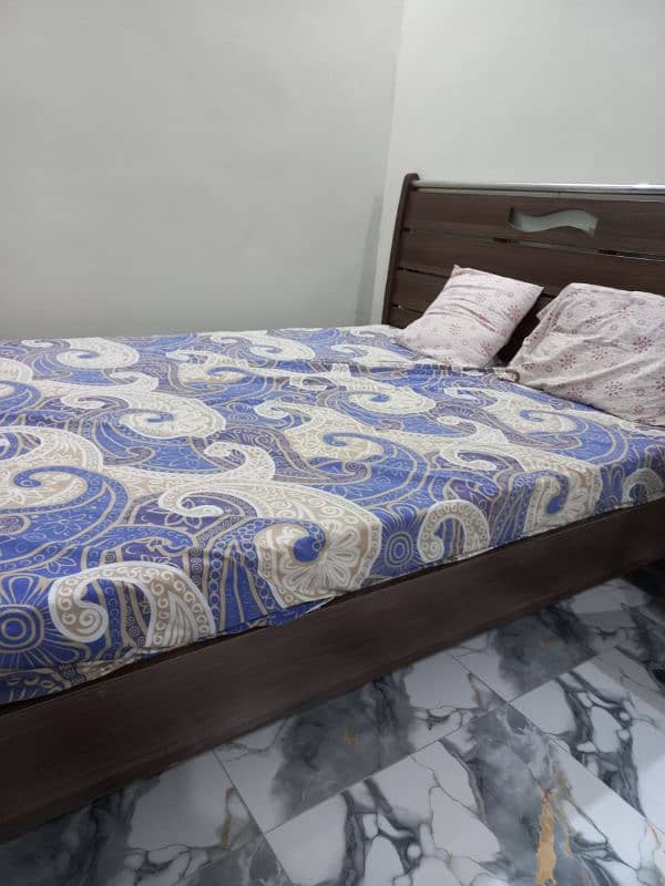 New mattress medicated durafoam. . . with medium wooden bed 3