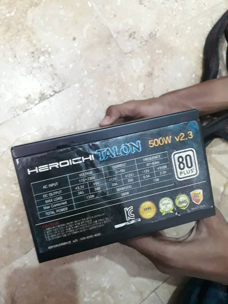 500w PSU 80+ for sale 1