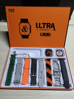 Y80 Ultra 8 In 1 Straps Smart watch available stock