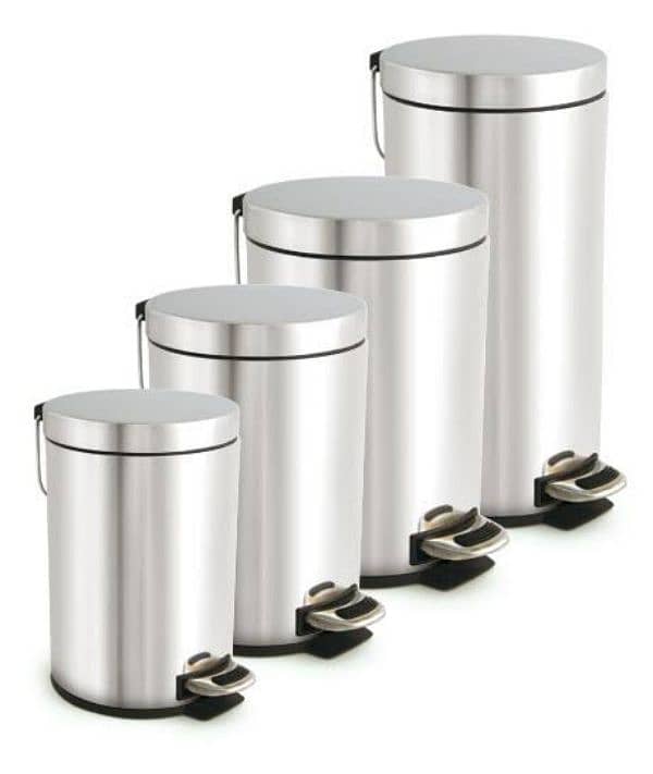 *STAINLESS STEEL PEDEL BIN STOC * 0