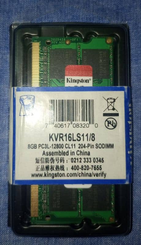 Kingston Ram 8gb 1