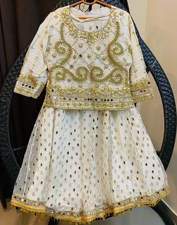 White Bridal Lehnga 5