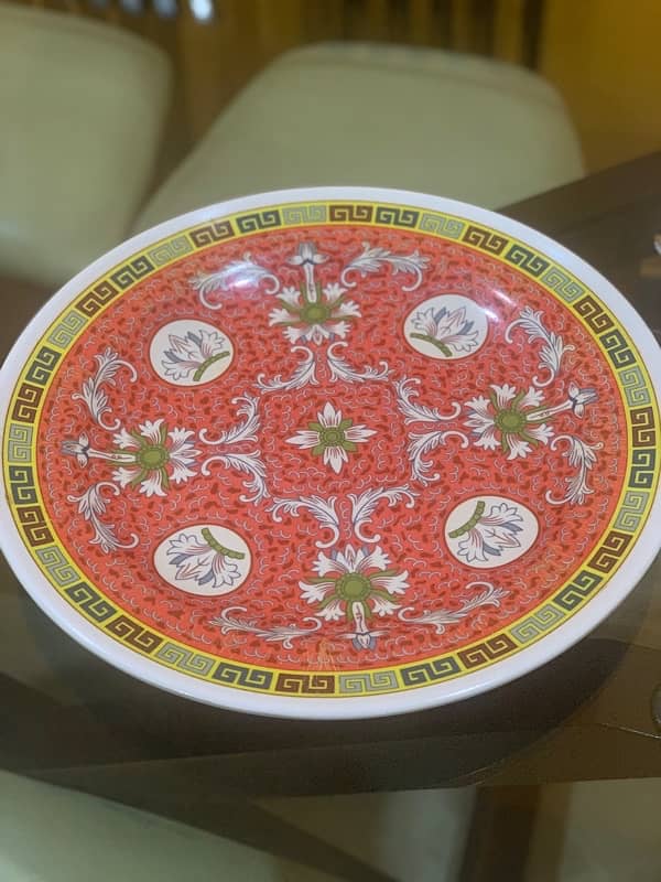 round shape Chinese dish for fruits etc 2