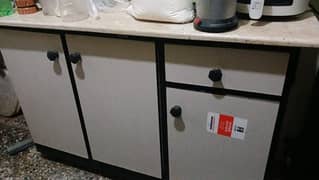 Cabinets with drawers and marble slab new for sell