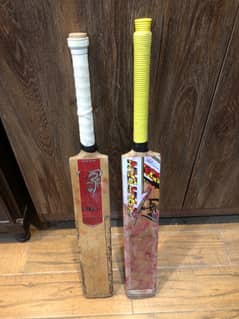 English Willow cricket bats for sale good condition