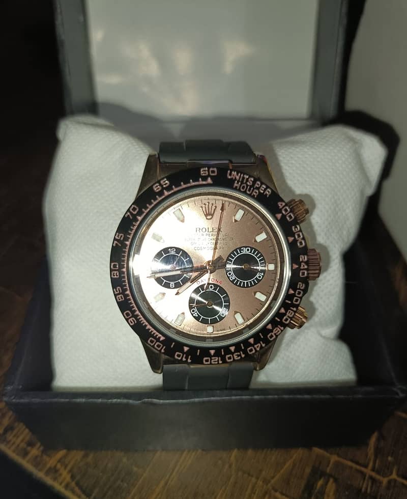 Rolex Daytona Rose Gold Quartz movment   1/s/t  c/o/p/y 1