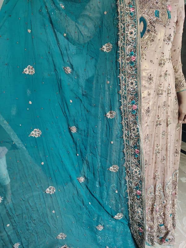 beautiful heavy work walima maxi for sale 2