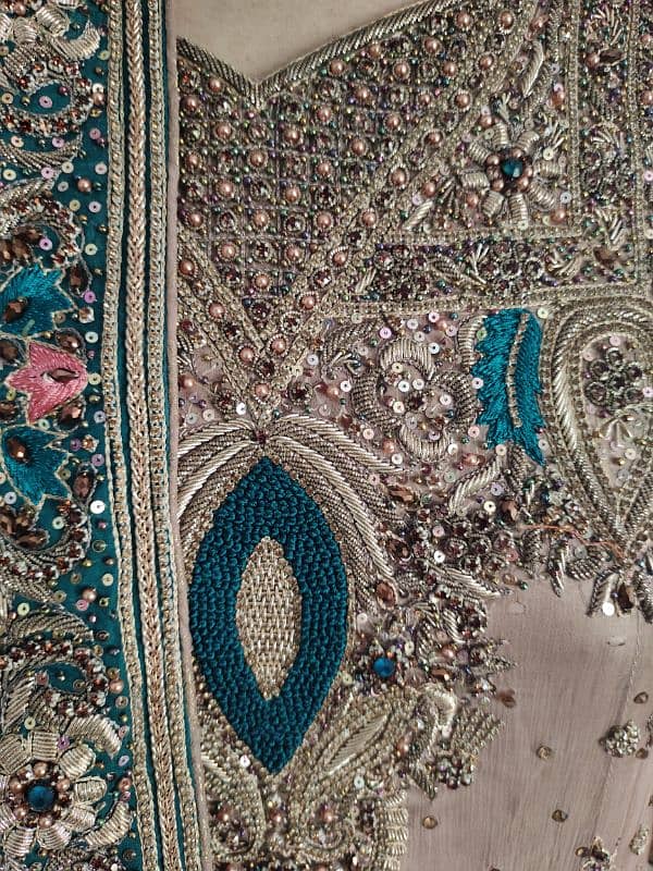 beautiful heavy work walima maxi for sale 3