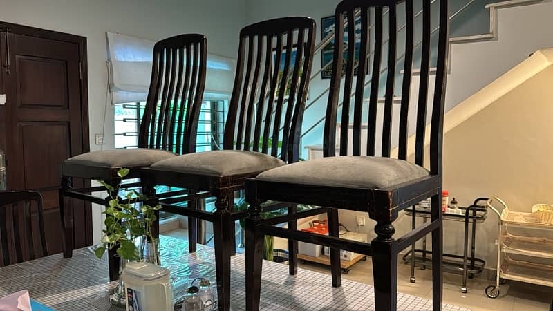 dining  table with eight chairs 0