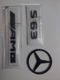 AMG Trunk Emblem 6.3 C63 E63 S63 C200 Mercedes Benz W204 W212