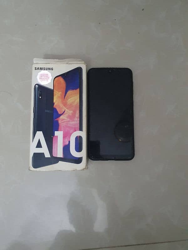 Samsung A10 with box 0