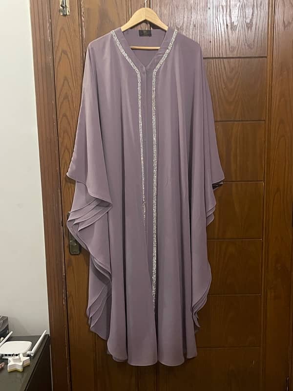 Arabic style modern Abaya with hijab 2