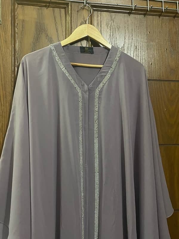 Arabic style modern Abaya with hijab 3