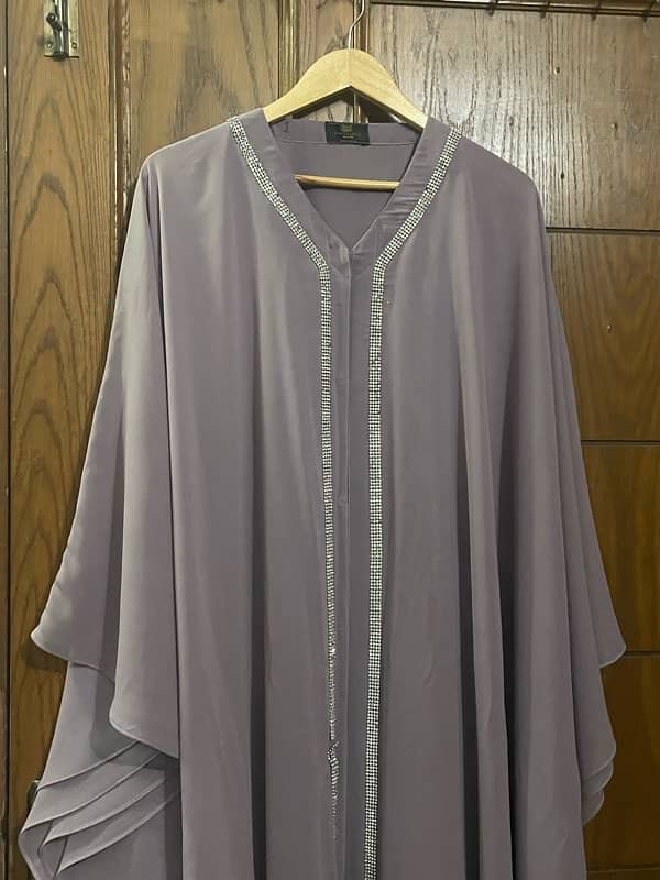 Arabic style modern Abaya with hijab 5