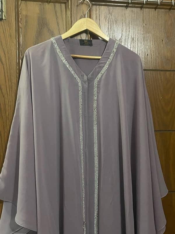 Arabic style modern Abaya with hijab 6