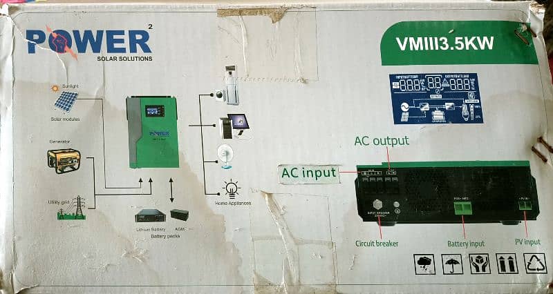 Hybrid Solar Inverter 3.5kw 24volt Power Brand PV Capacity 5000 watts 3