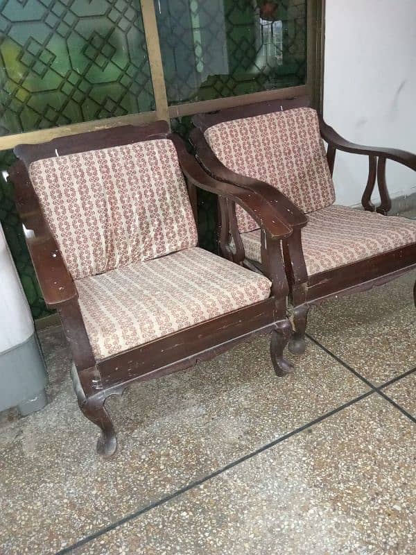 sofa set pure wood 2