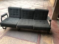 3 seater charry branded sofa