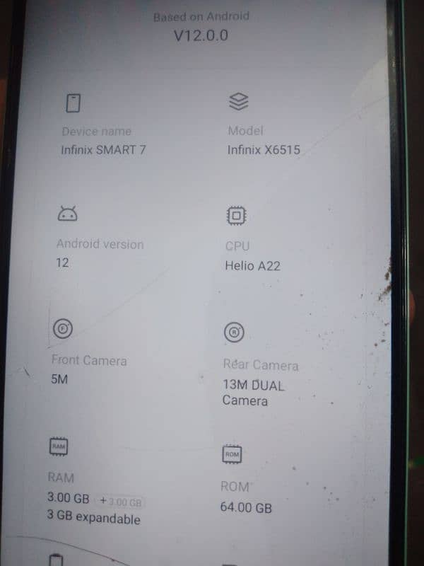 Infinix smart 7 3+3/64 Only Mobile 5