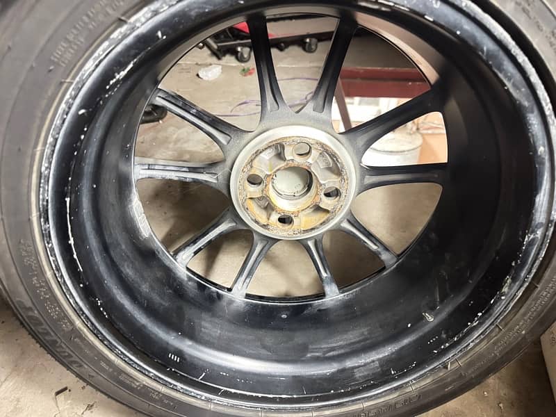 Toyota Aqua 17” Gs Rims and Tires 4