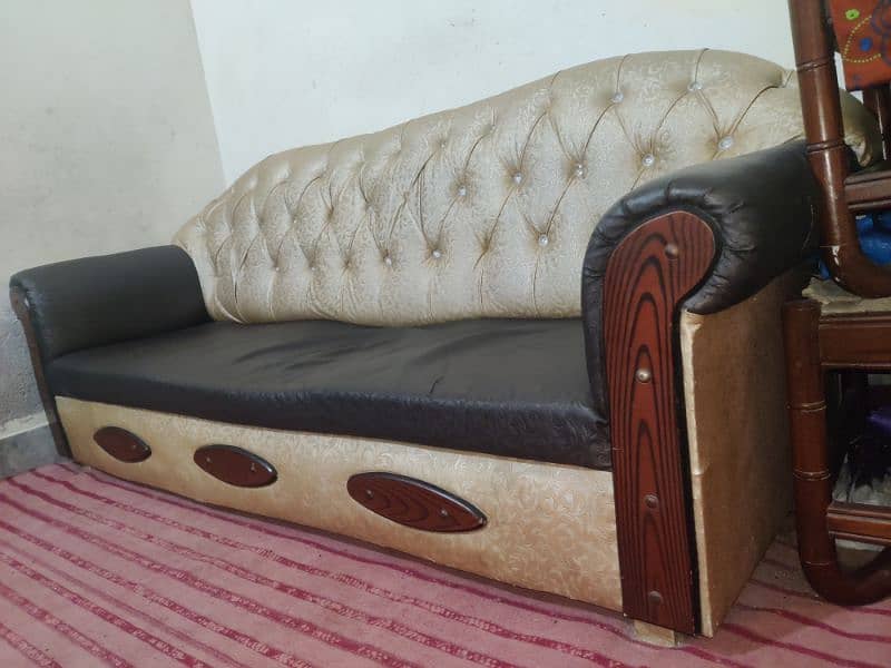 5 seater sofa set good condition 1