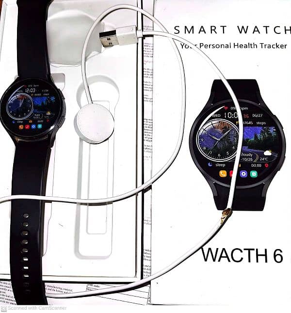 smart watch Amoled Display Wireless Charginh 3